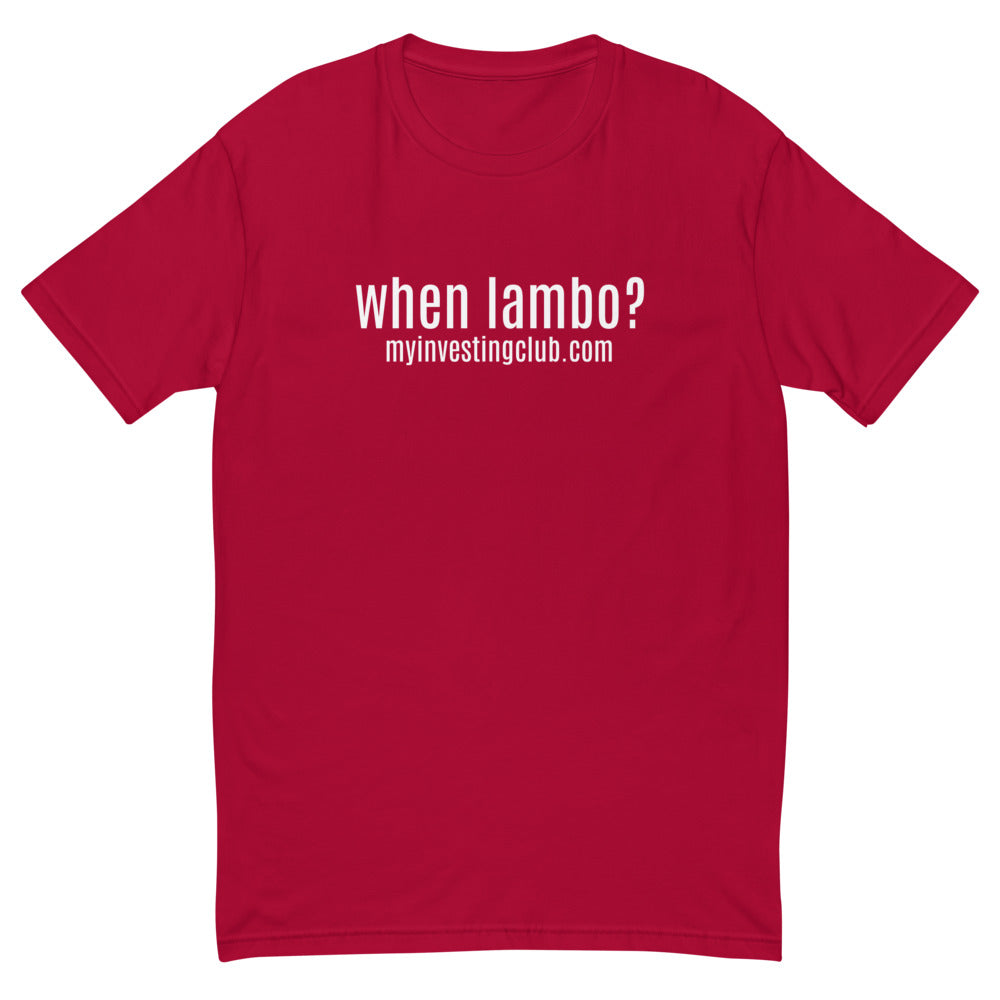 When Lambo? Short Sleeve T-shirt