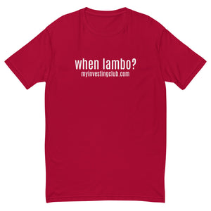 When Lambo? Short Sleeve T-shirt