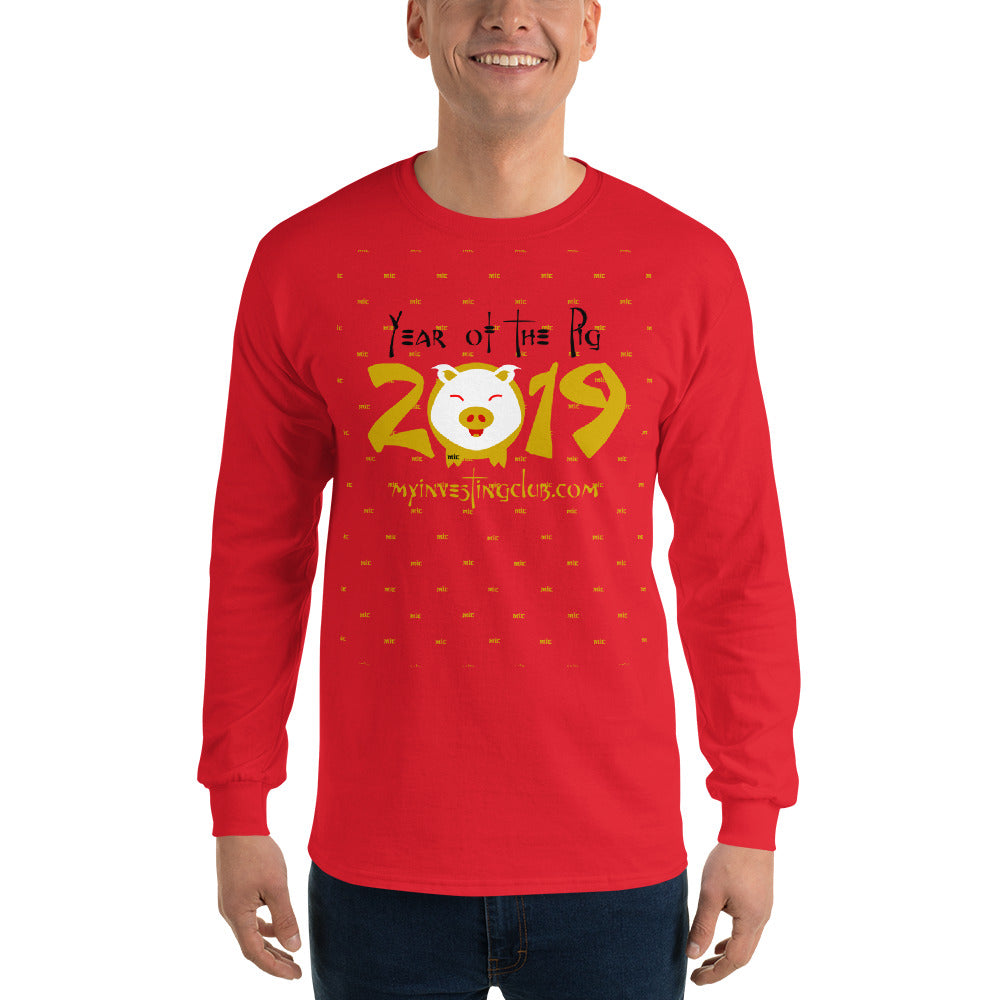 Year Of The Pig Men's Long Sleeve Shirt