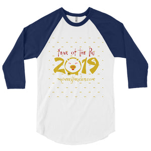 Year Of The Pig Men's 3/4 Sleeve T-Shirt