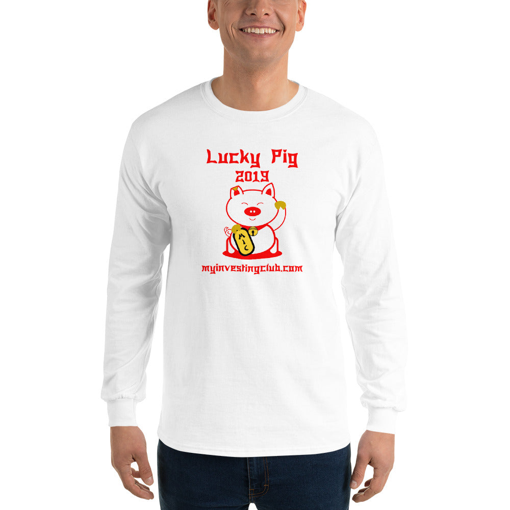 Lucky Pig Men's Long Sleeve Shirt