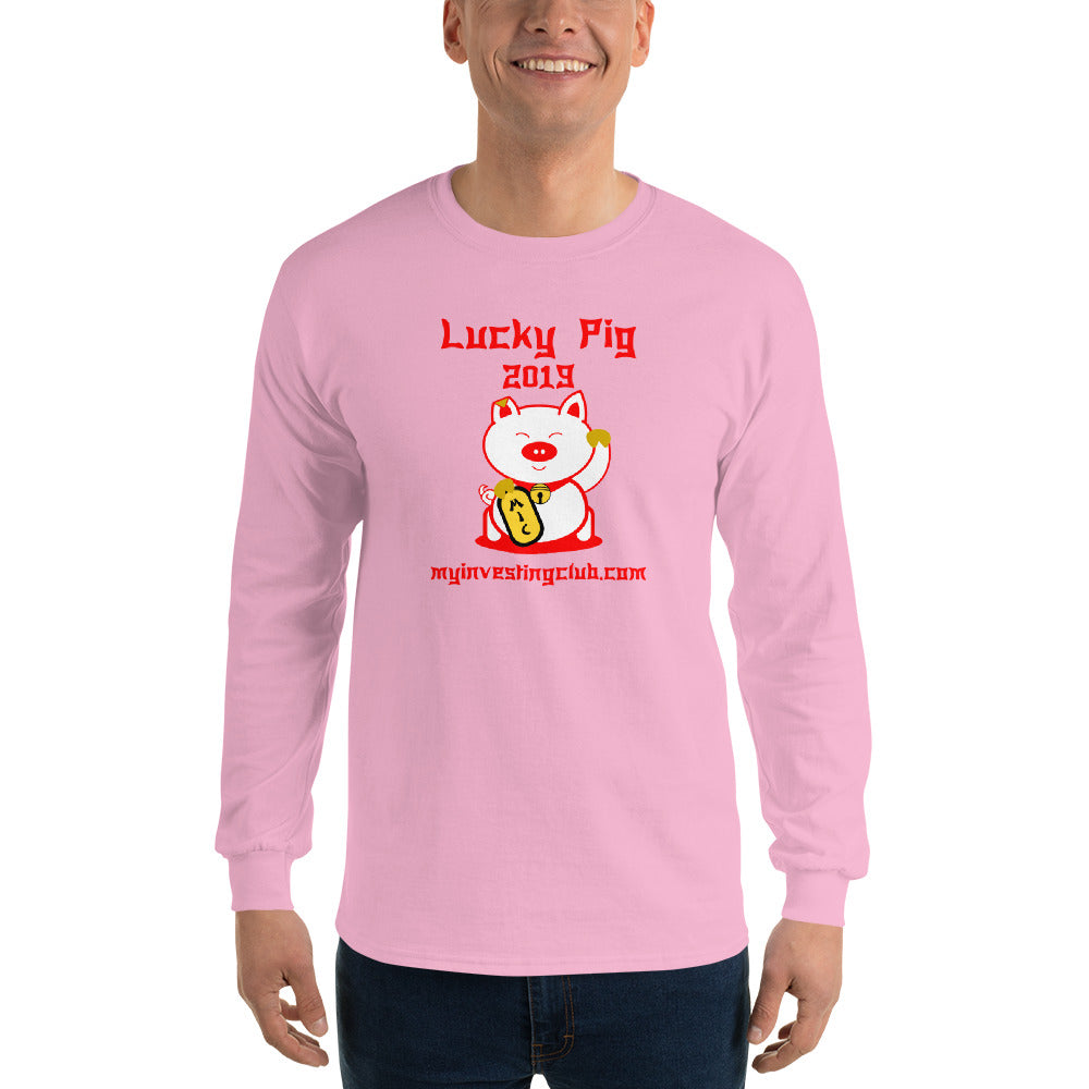 Lucky Pig Men's Long Sleeve Shirt