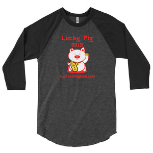 Lucky Pig Men's 3/4 Sleeve T-Shirt