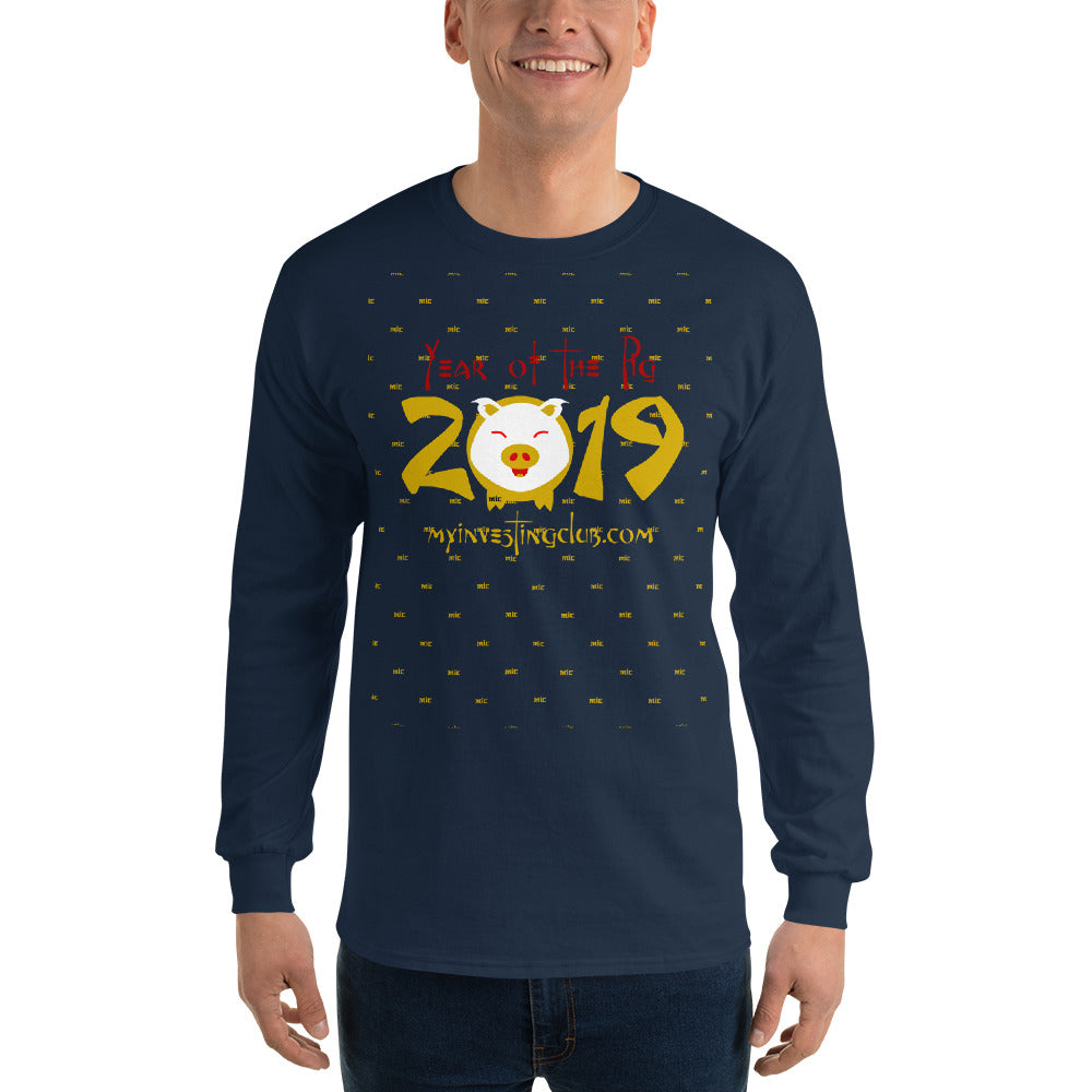 Year Of The Pig Men's Long Sleeve Shirt