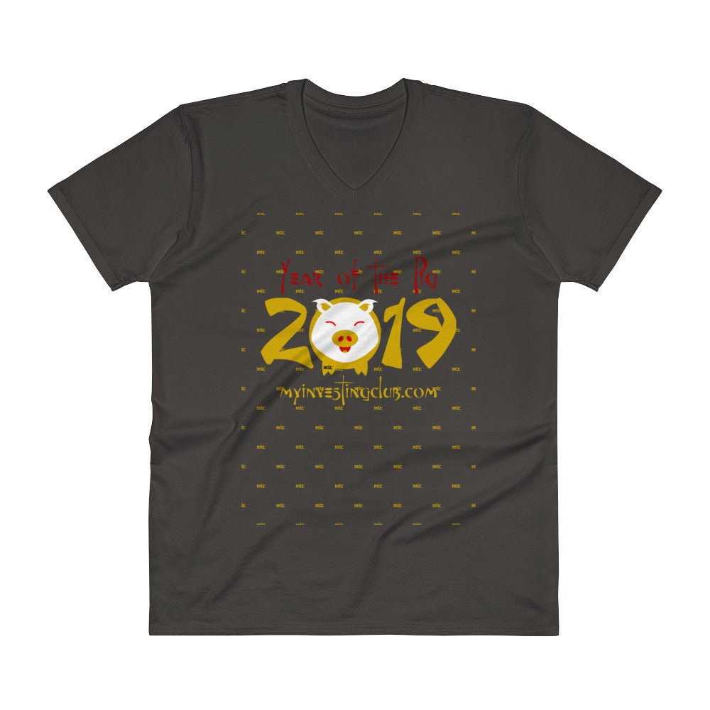 Year Of The Pig Men's V-Neck T-Shirt